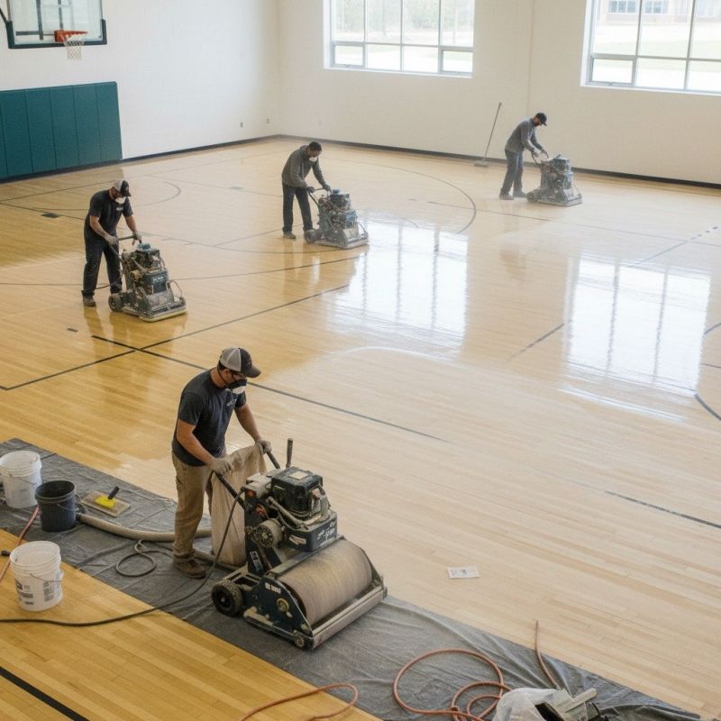 Gym Floor Refinishing