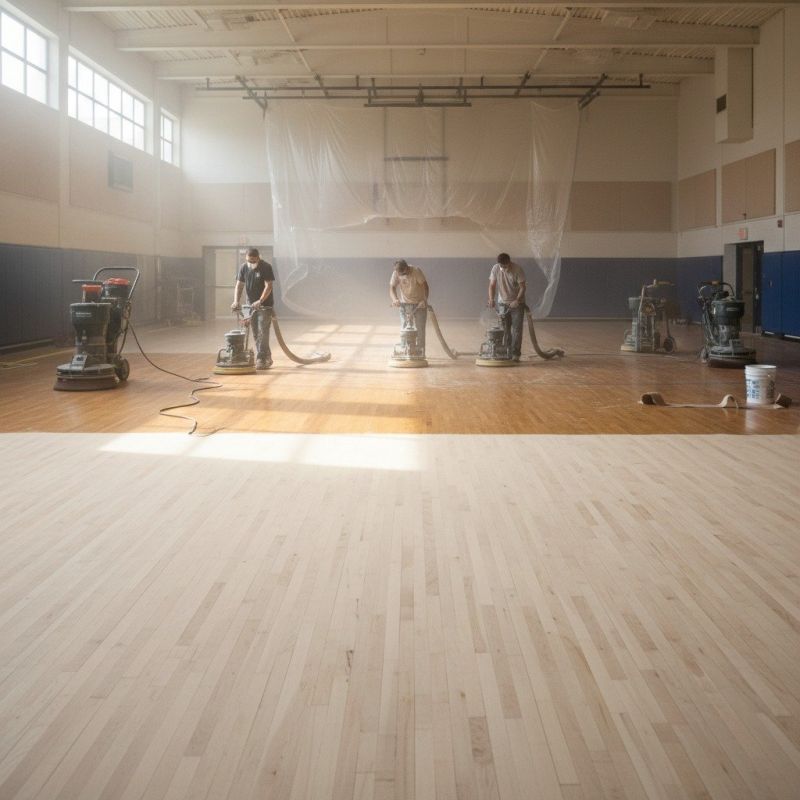 Gym Floor Refinishing