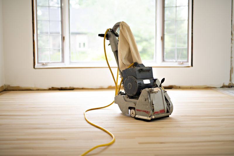 Refinishing Equipment in Use